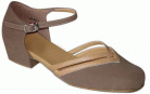 Beth Tan Nubuck Ballroom Dance Shoe