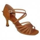 Reba Tan Nubuck Latin or Ballroom Dance Shoe